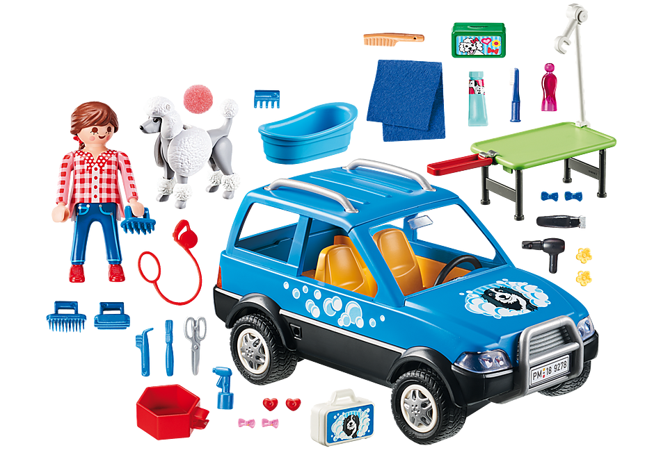 Mobile Pet Groomer 9278 Playmobil® Northern Europe Norway Mobile Pet Groomer 9278 Playmobil® Northern Europe Norway